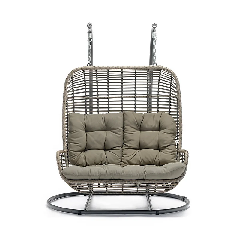 

Premium Outdoor Swing Hanging Basket Rocking Chair Double Hanging Courtyard Leisure Lazy Chair Garden Chair