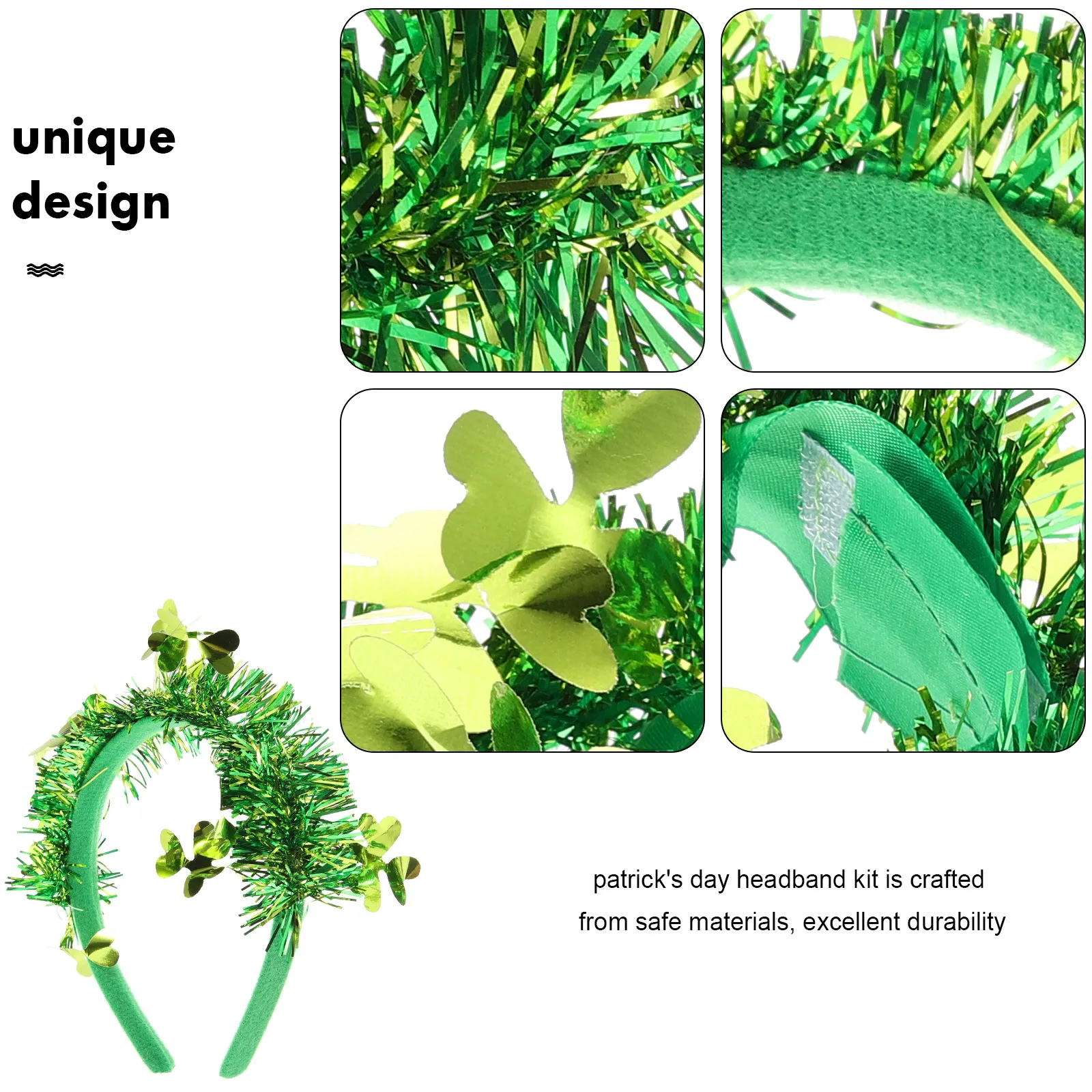 

Clover Decoration Green Headb s Wristb s Hair Accessories Women Girls St Patrick Day Party Decorative Headb Shamrock