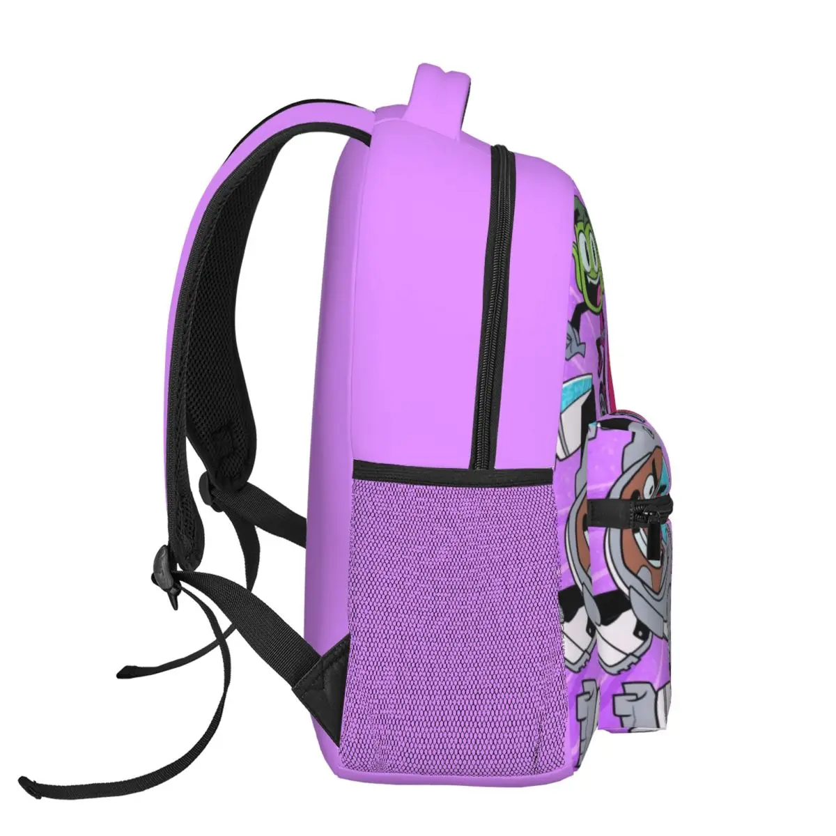 Mochilas con imágenes de titanes para adolescentes, morral escolar de dibujos animados para niños y niñas, bolso de hombro de gran capacidad