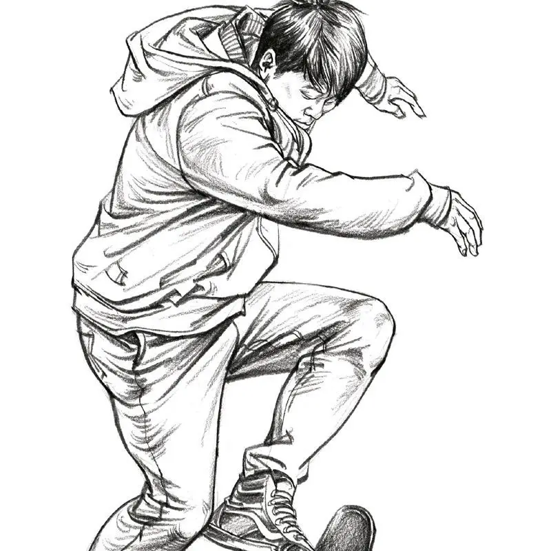 Drawing and Copying Card Character Sketching Basic Edition Art Training Self Study Introduction Basic Teaching Original Edition