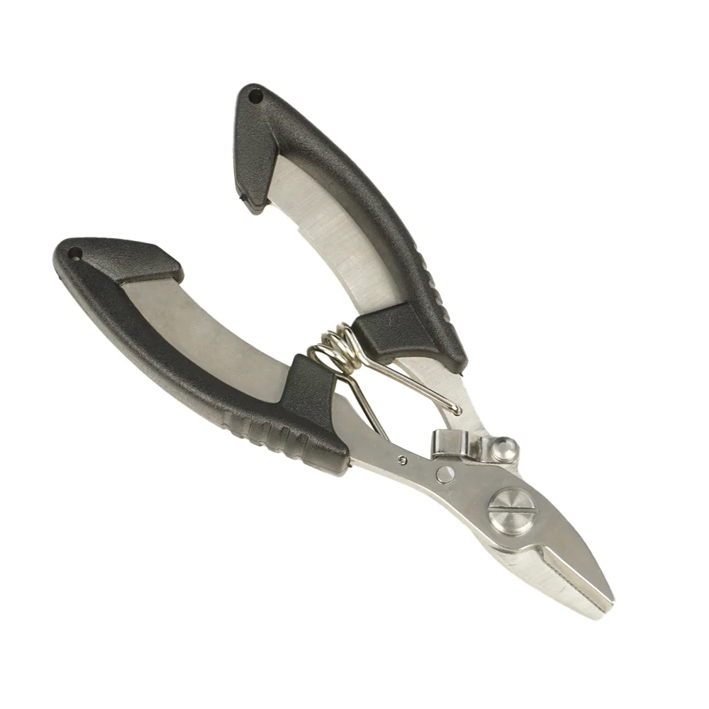 Hirisi JD03 Roestvrijstalen visschaar Tackle Tool met nylon zakje voor het snijden van PE-lijngevlochten Monofilament Terminal Tackle