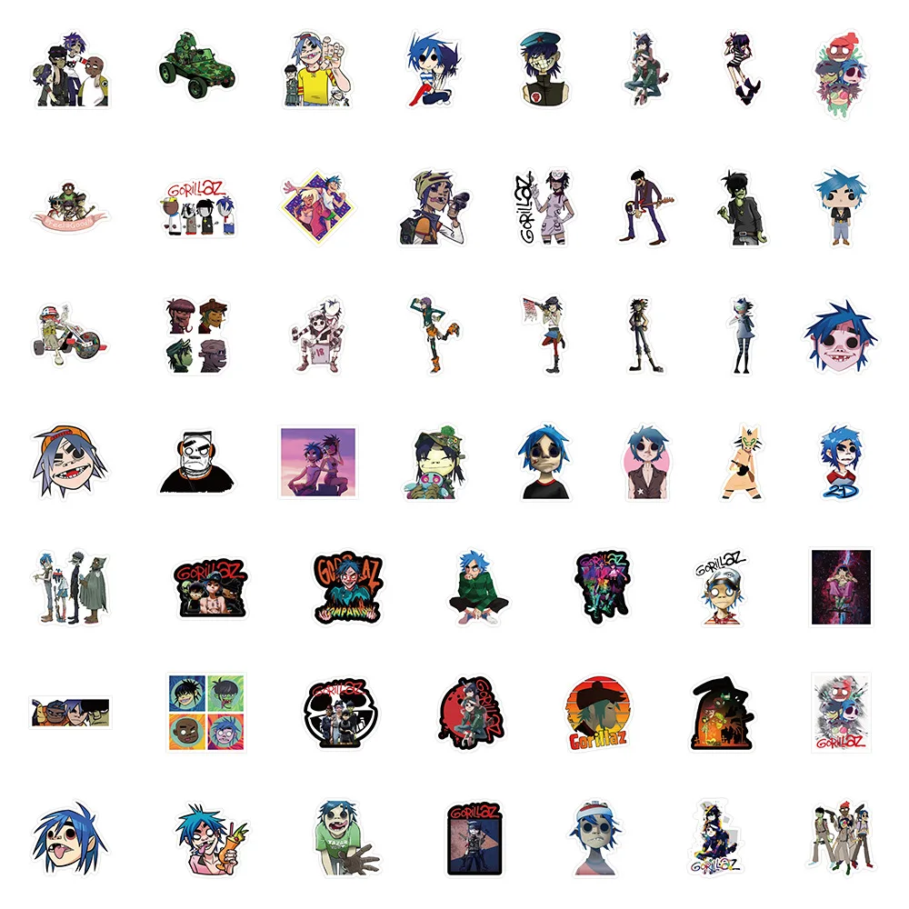 53pcs Street Fighter Graffiti Cartoon Stickers DIY Suitcase Notebook Suitcase Laptop Phone Decorate Graffiti Sticker Toys