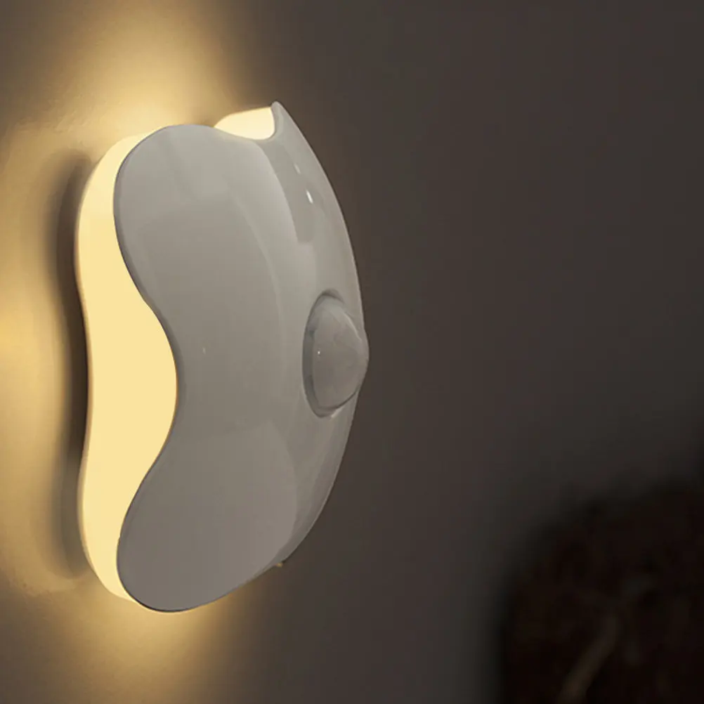 ledナイトライト、電池式、センサー付き、キャビネット照明に最適。寝室、階段、クローゼットに。