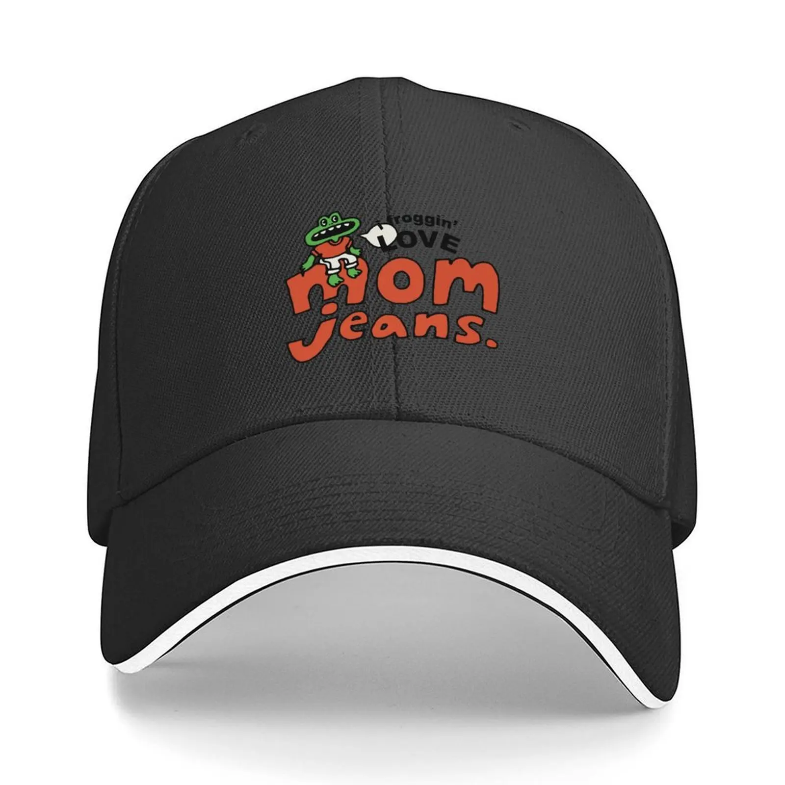 

Mom Jeans Merch Momjeans Froggin Baseball Cap Christmas Hat Beach Outing Sun Cap Hood Caps For Men Women's