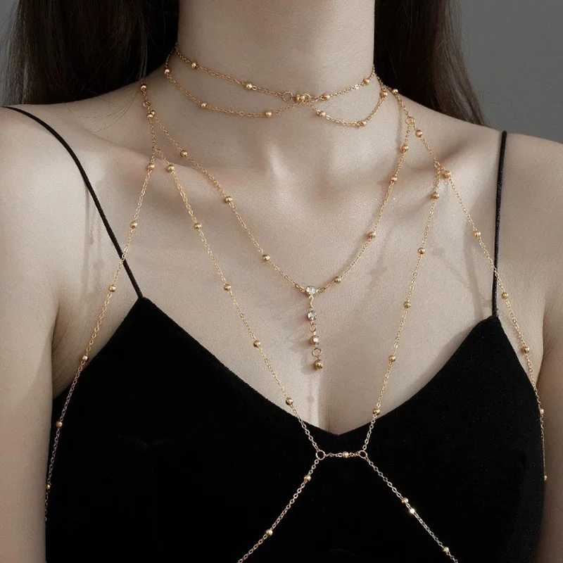 European And American Sexy Necklaces Sparkling Diamond Pendants lingerie Temptation Necklaces 925 Sterling Silver Jewelry