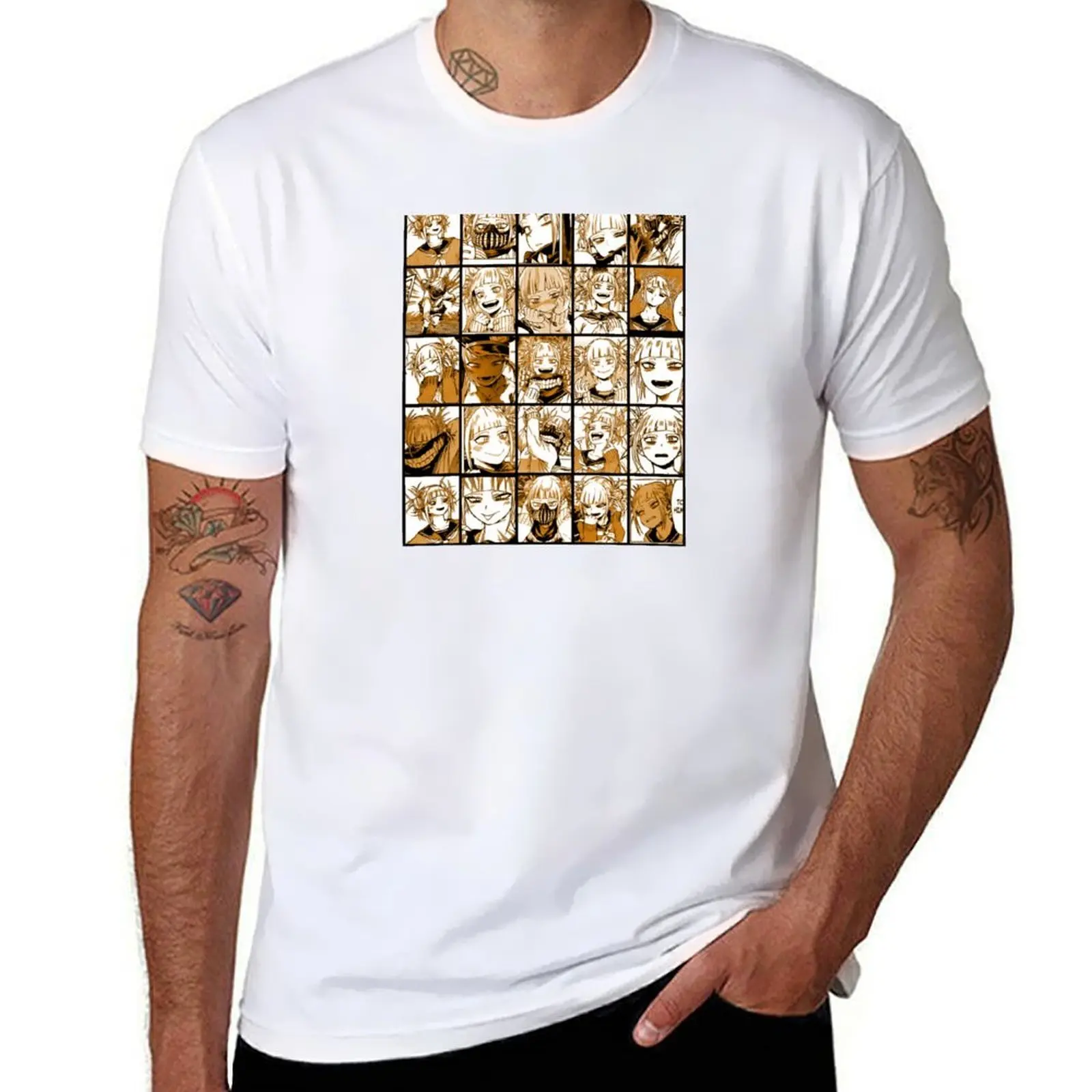 

Himiko Toga Collage T-Shirt t shirts for man slim fit anime t shirts for man T-Shirt