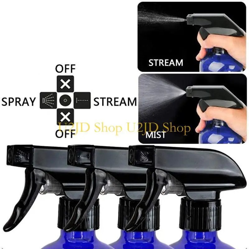 U2JD 2pcs 250ml frascos vidro vazios recipiente recarregável para óleos essenciais