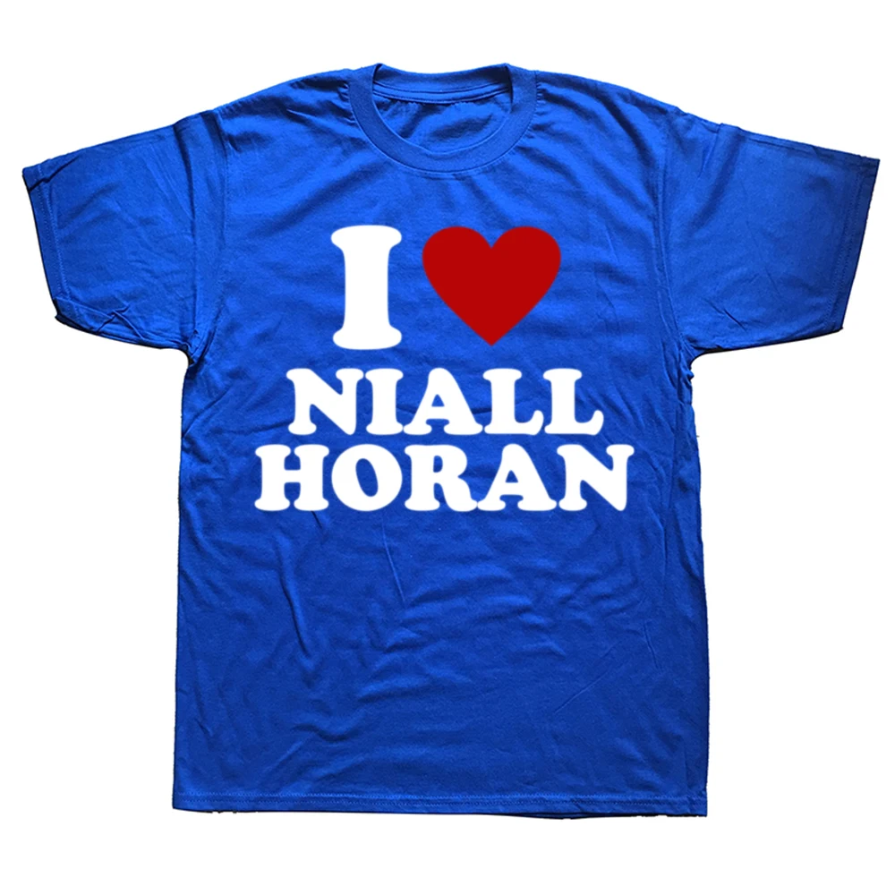 I Love Niall Horan Print Graphic T Shirts Men Women Casual 100% Cotton Short Sleeve T-shirt Summer Fashion Oversized Tshirt Tops