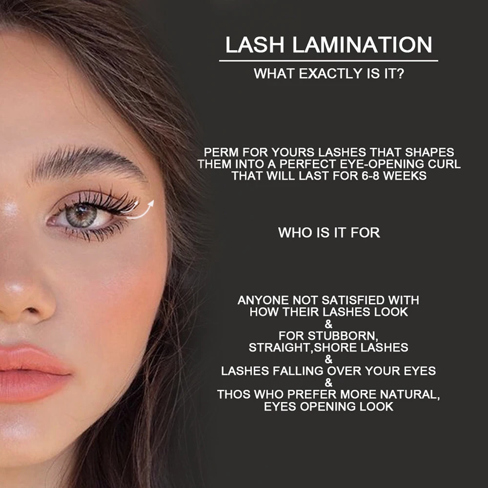 مجموعة أدوات تصفيح حواجب الرموش الاحترافية DIY مجموعة تصفيح حواجب بيرم للاستخدام المنزلي ومجموعة تصفيح الرموش مجموعة رفع الرموش #6