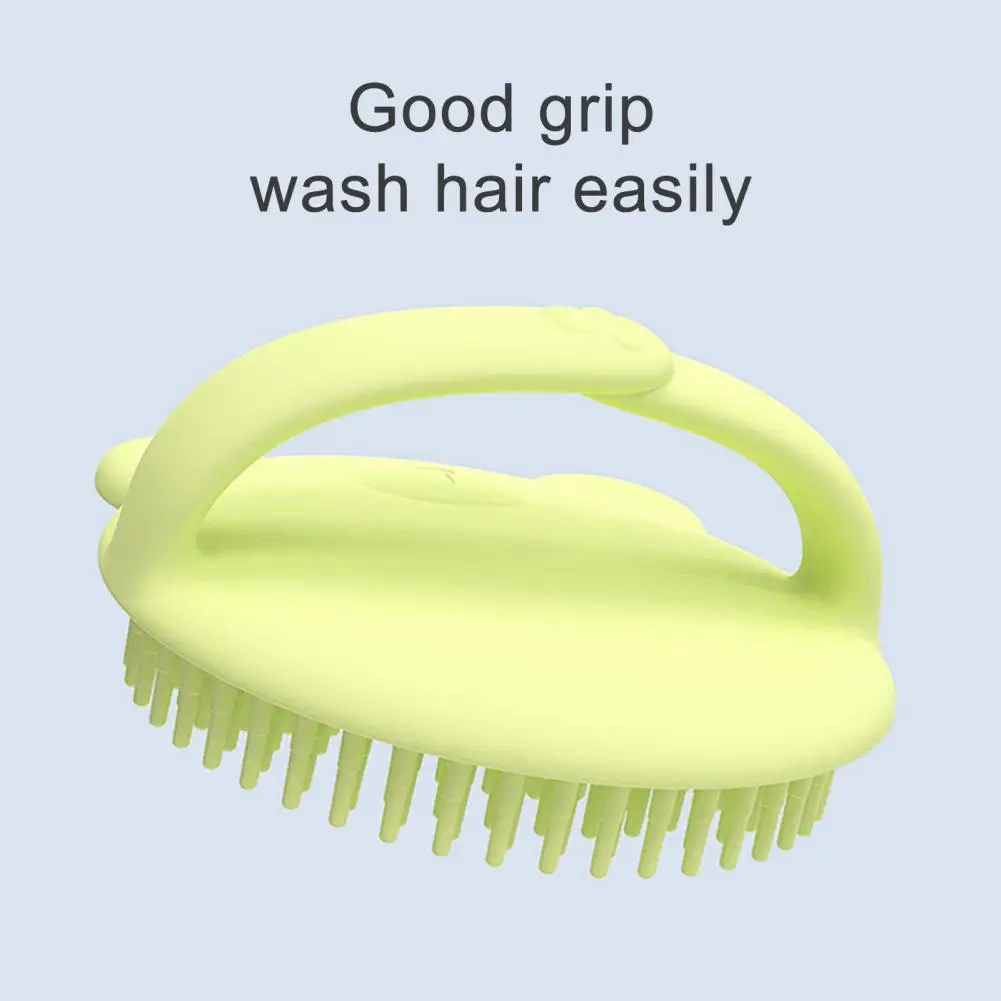 Fashion Baby Scrubber Silicone Baby Body Cleaning Brush Smooth Handle Design 223 Bristles Bath Brush  Fine Workmanship