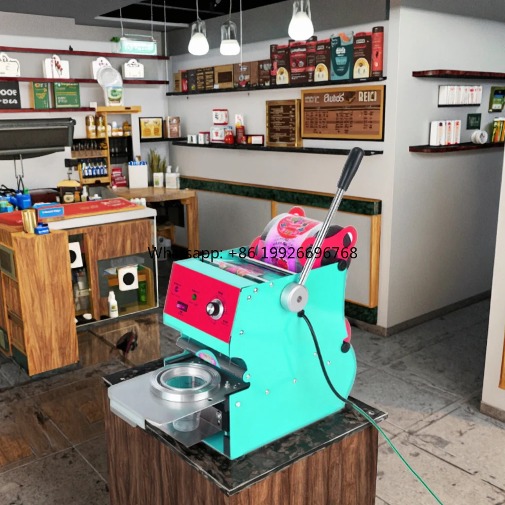 

Hot Sale Manual Plastic Electric Cup Sealing Machine for Juicer