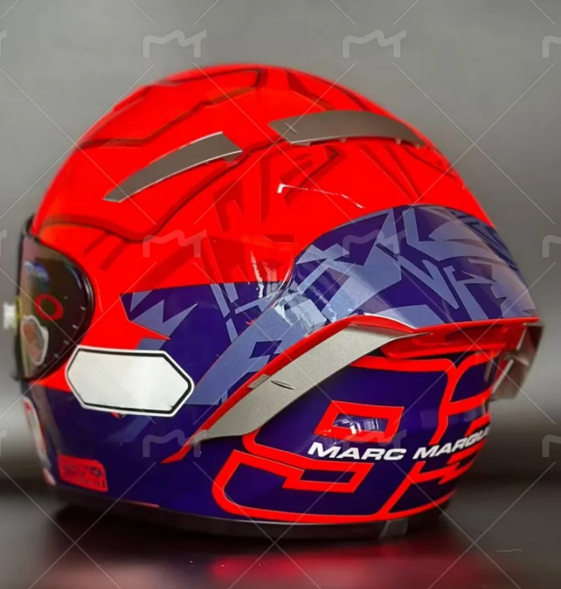 DOT-zugelassener Integralhelm X14 rot Helm zum Motorradfahren, Motocross, Rennfahren, Motorradhelm