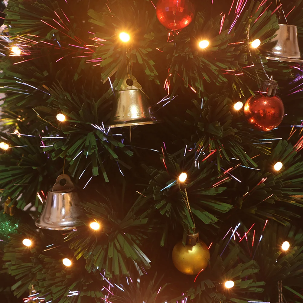 

120Pcs Christmas Bell Pendant Mini Bell Hanging Pendant DIY Ornament Golden Christmas Tree Decoration DIY Wind Chime Accessories