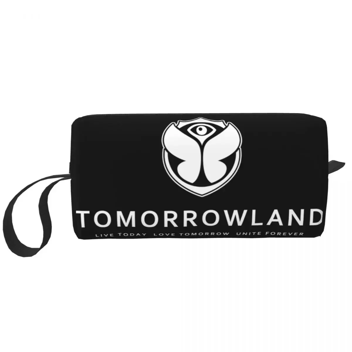 Tomorrowlands Toiletry Bag Belgian Electronic Dance Music Festival Makeup Cosmetic Organizer Lady Beauty Storage Dopp Kit Case