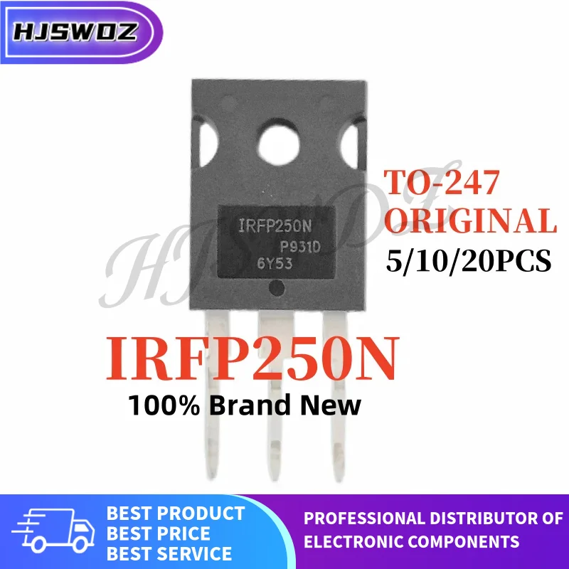 5-10-20PCS Original IRFP250N IRFP250 TO-247 200V 30A MOSFET N-Channel Brand New In Stock