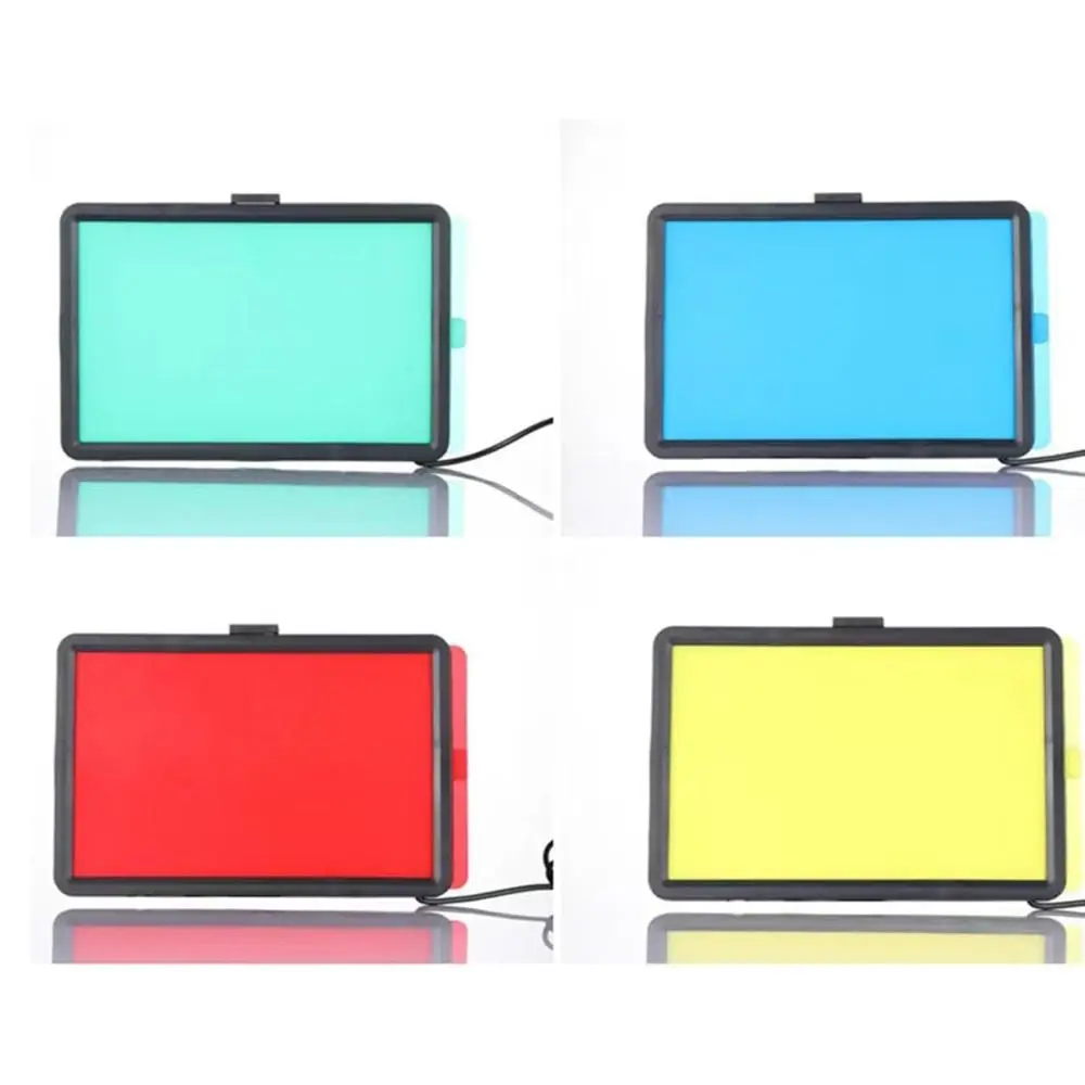 NUOVO 3000K-6000K LED Fotografia Luce Dimmerabile Colore Regolabile Photo Studio Lampada Luminoso RGB Filtro Luce Riprese Video