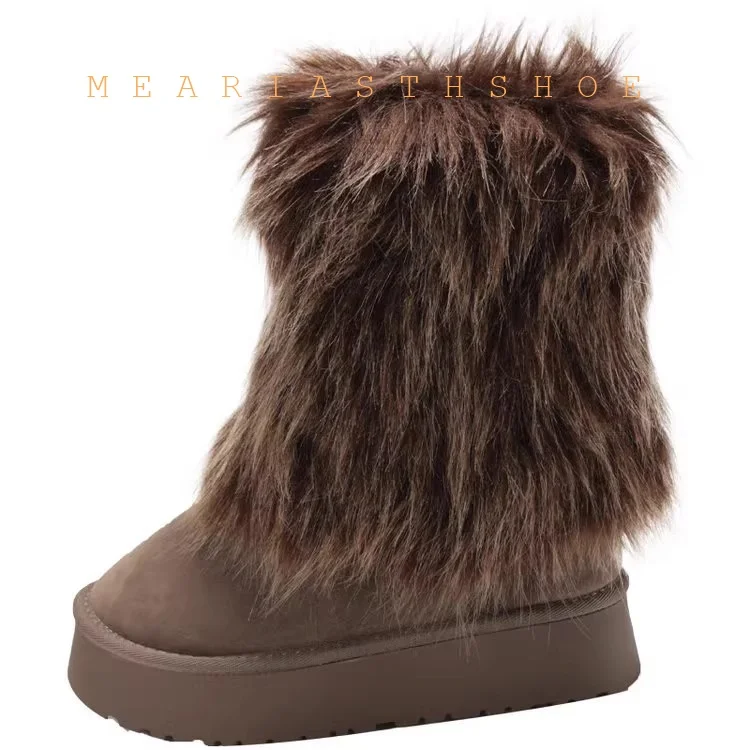 

Winter Cotton shoes Plus Velvet Thickened Cotton Shoes for Women's Boots Cold-proof and Warm Snow Boots Fashionable Short Boots