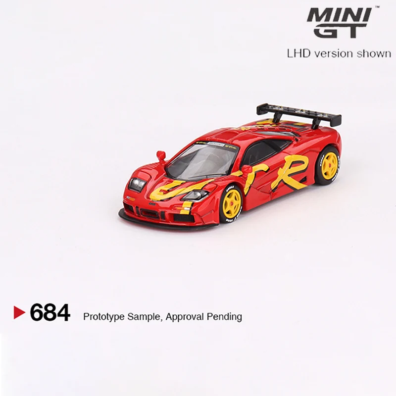 

Mini Gt 1:64 Mclaren F1 Gtr1996 Presentation Miniature Model Car Mode#684 Alloy Car Figure Collection Decoration Birthday Gifts
