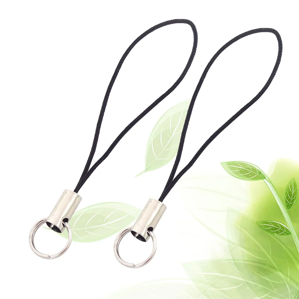 100Pcs Simple Fashion Cell Phone Lanyard Men And Women General Short Wrist Rope Digital Camera Self Timer Lever Short Lanyard (B