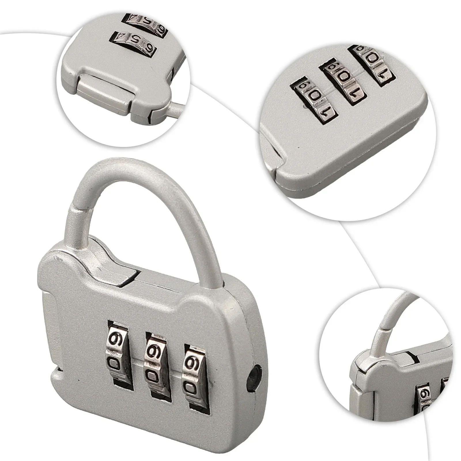 Colorful Password Padlock Cabinet Trolley Case Lock Anti-theft Small Lock Backpack Drawer Locker Anti-theft Password Lock