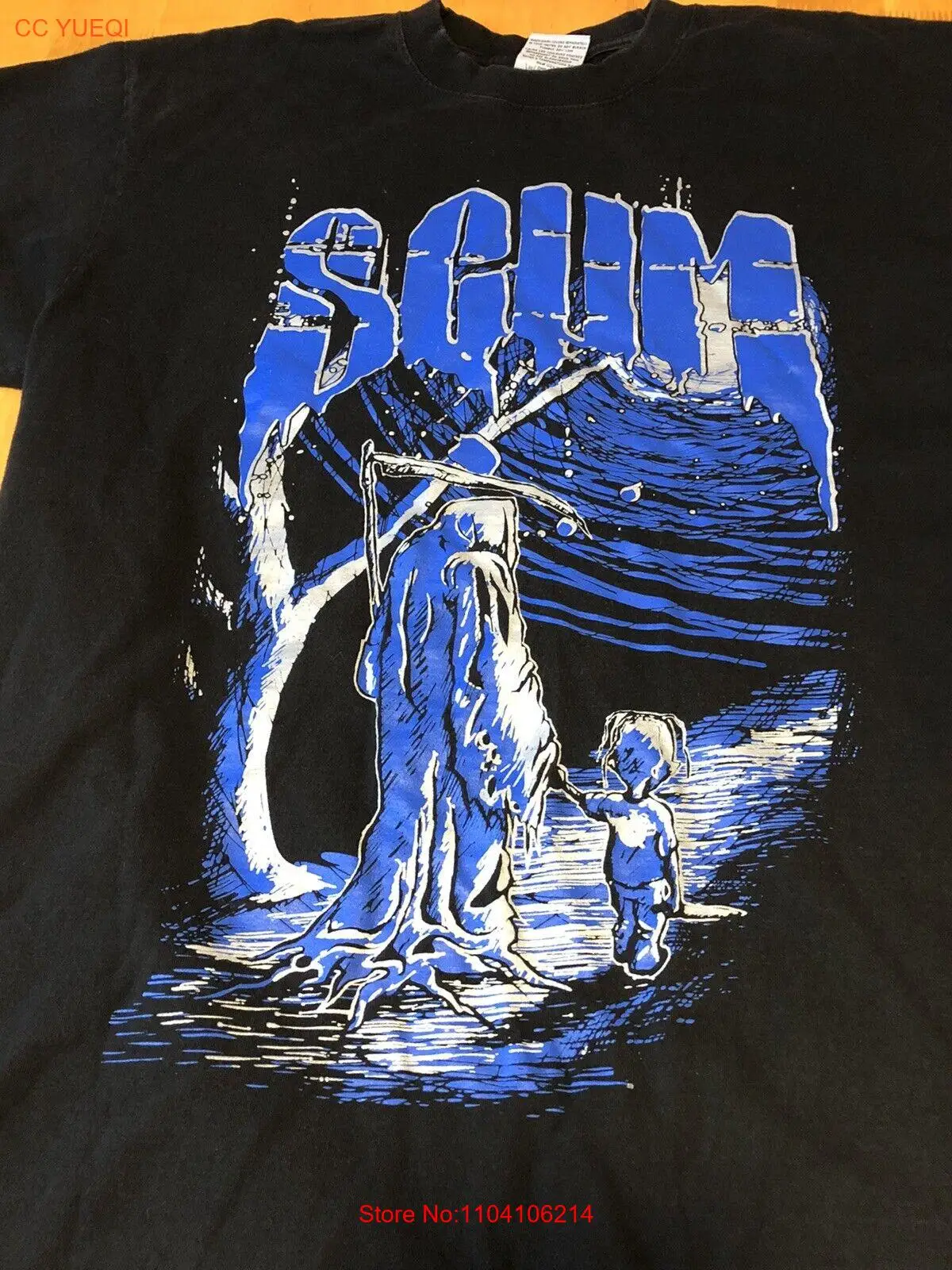 

Vintage Scum On My Way To My Casket T-Shirt Xl Rare Tour Gorfather Wicked Rap