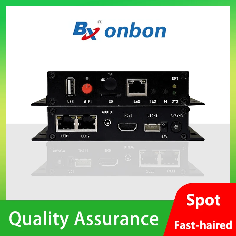 

Onbon asynchronous playback box BX-C2 asynchronous full-color LED display wireless wifi network port receiving card control