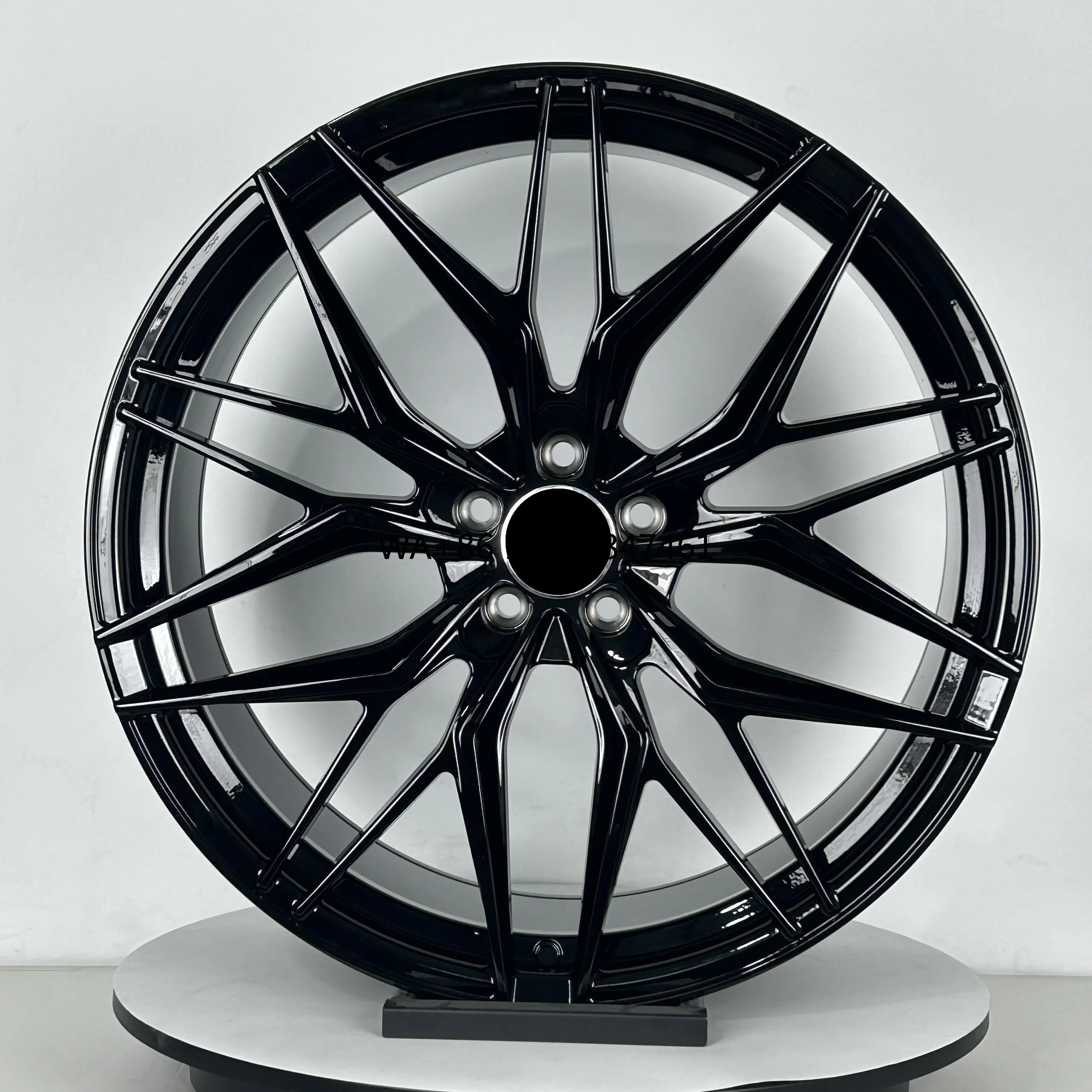 

Custom Forged Black Rims 17 18 19 20 22 24 Inch Monoblock Black Finish Alloy Wheels 5x114.3 5x120 5x127 for Passenger Car Wheels
