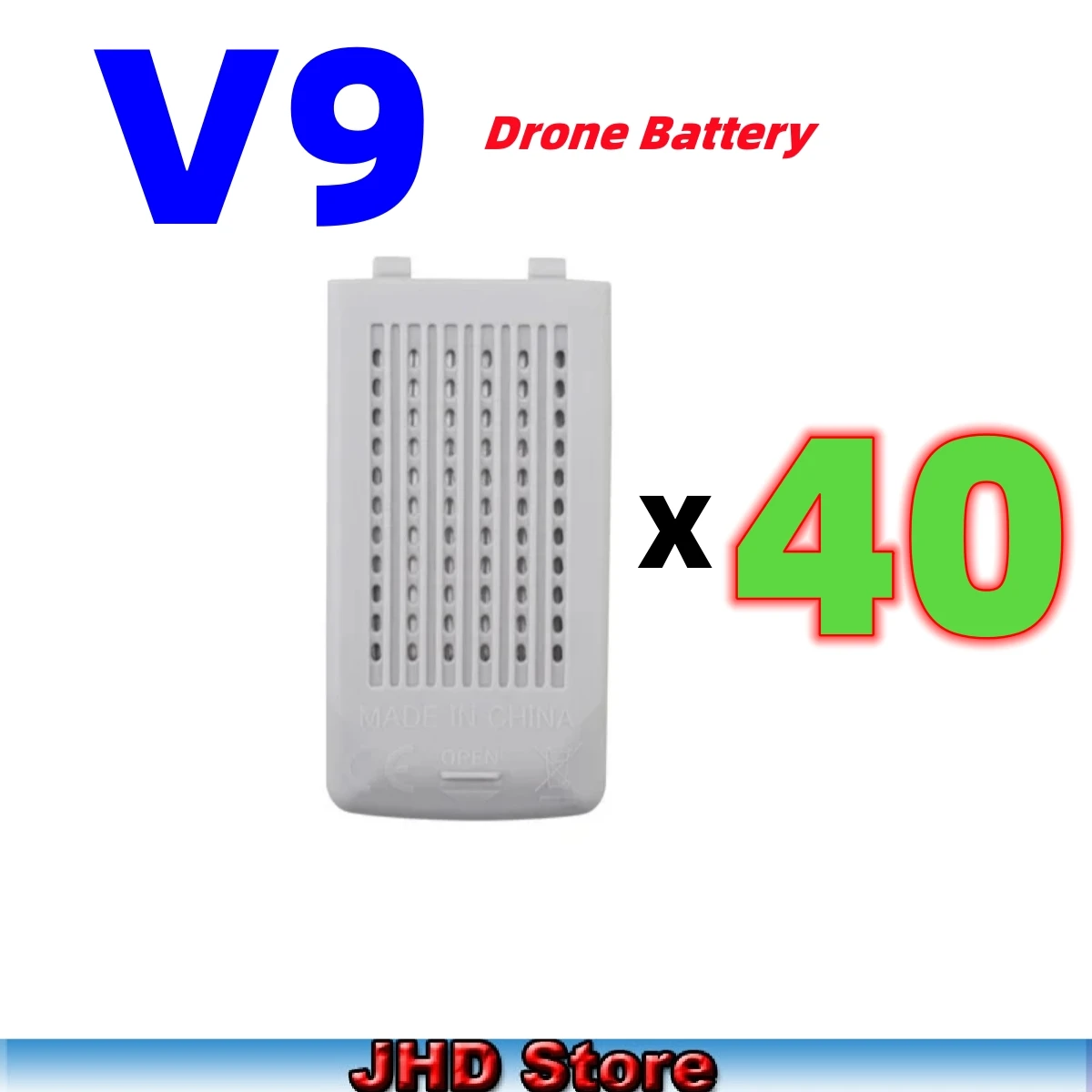 JHD Bateria Drone 4DRC V9 RC Mini Drone Original Battery 3.7V 800Mah RC Drone Battery 4D-V9 Accessory  Battery Wholesale