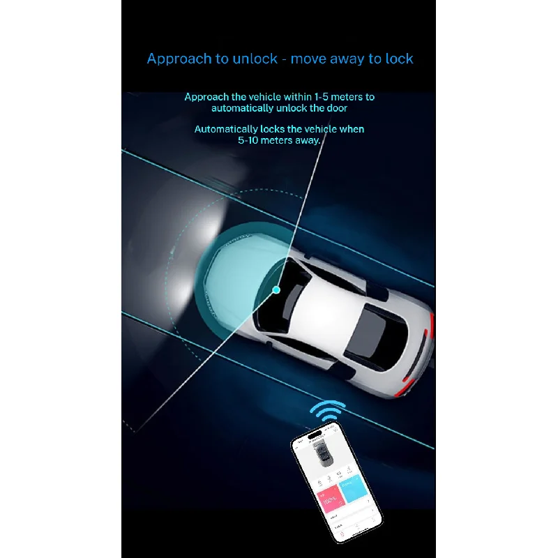 الهاتف المحمول الرقمي مفتاح السيارة الذكية الخ الشمسية الرقمية لبنز BMW أودي لاند روفر تويوتا هوندا BYD فورد GAC تسلا #3