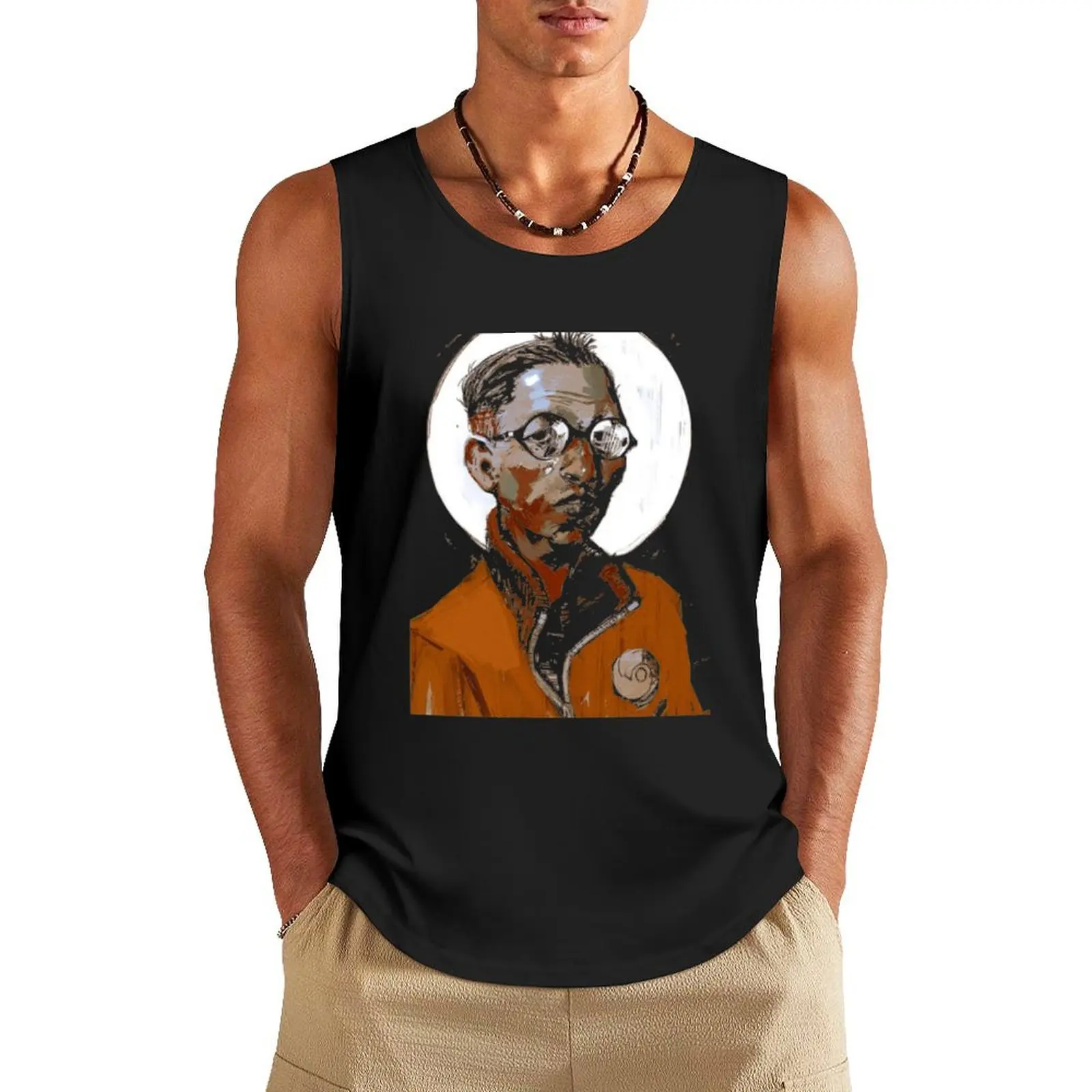 

good looking if you wear it Tank Top Men's vest singlets for men