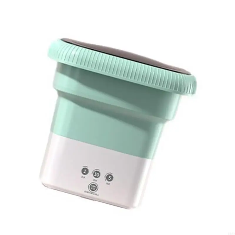 918Dポータブル折りたたみ洗濯機キャンプキャンプランドリーマシンプラスチックテクスチャーアパートメントで使いやすいと保管に適しています