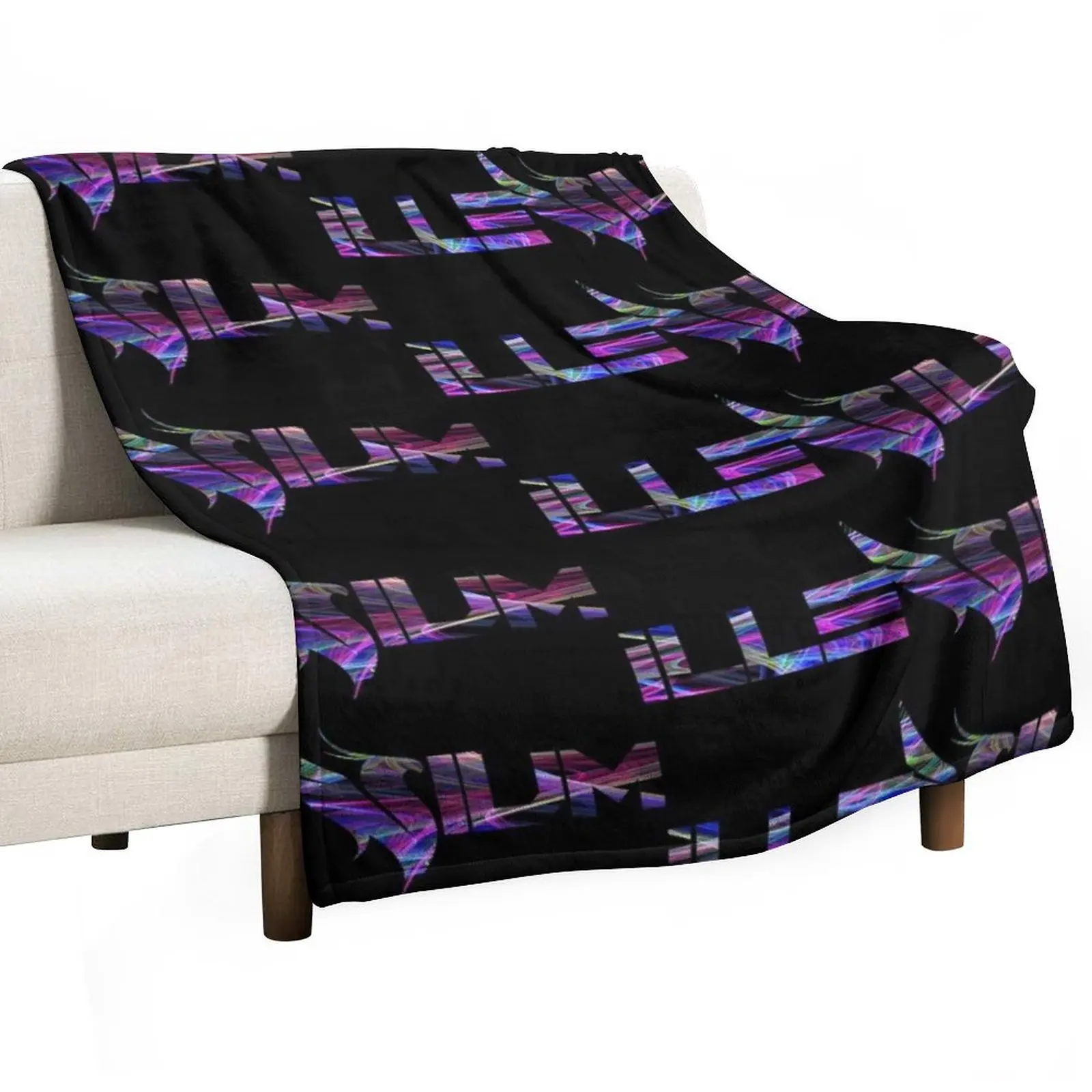 

Illenium Rave EDM Fanart Throw Blanket Kid'S Luxury Brand Plaid on the sofa decorative Blankets