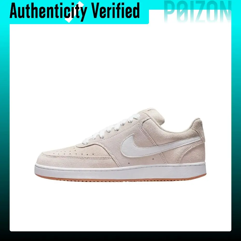 Nike Court Vision Low top Skateboard Shoes Unisex Beige IO7727-100