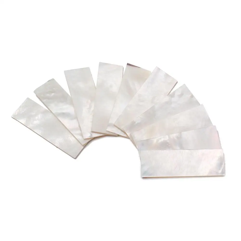 

10PCS White Shell Guitar Dot Inlays DIY Fretboard Markers Easy Cut Install Suitable Any Bass Fingerboard Decor Musical