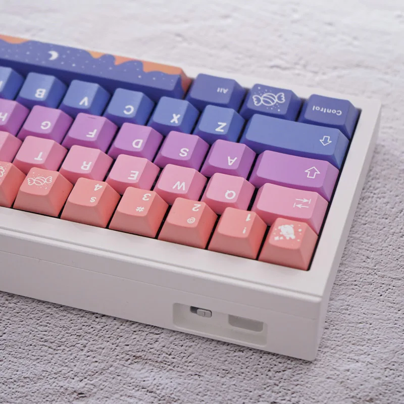 130 Keys/set GMK Fairy Tale Keycaps English Cherry Profile PBT 5-side Dye Sublimation For MX Switch Mechanical Keyboard Keycap