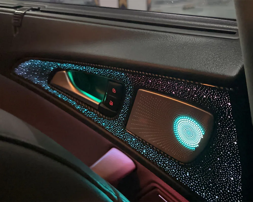 For 2012-2018 Audi A6/S6/RS6 C7 LED Ambient Light Dynamic Color Interior Atmosphere Lamp Kit featuring Plug and play MMI Control