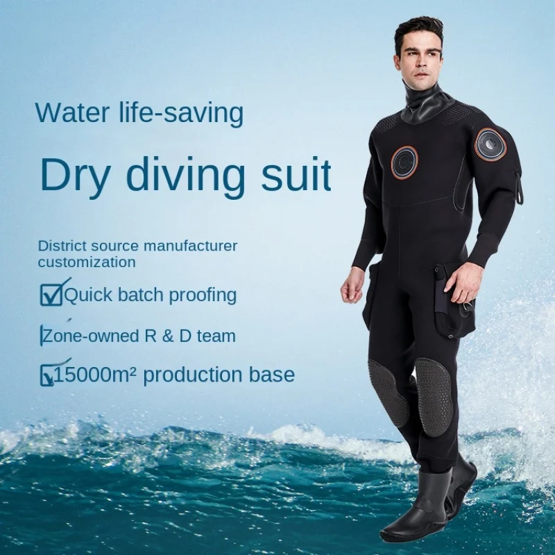 Akddivve Technische Duik Drysuits Winter Duiken 6Mm Koud Weer Drysuit Grot Duikkleding