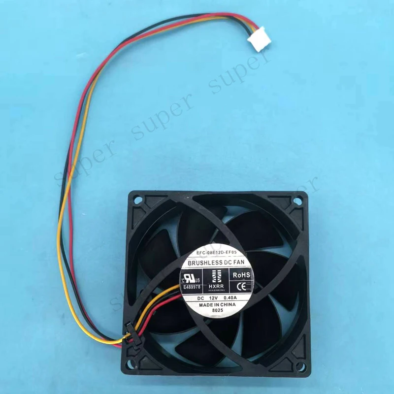 

S+ NEW DWPH EFC-08E12D-EF05 DC 12V 0.4A 3-wire Server Cooling Fan#QW
