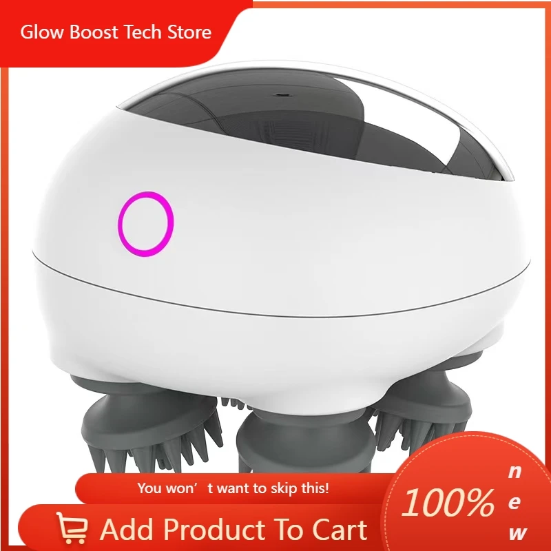 

NYSmart Library Best-Selling Mini Waterproof Wireless Portable Head Massager Multifunctional With Adjustable Speed For On-the-Go