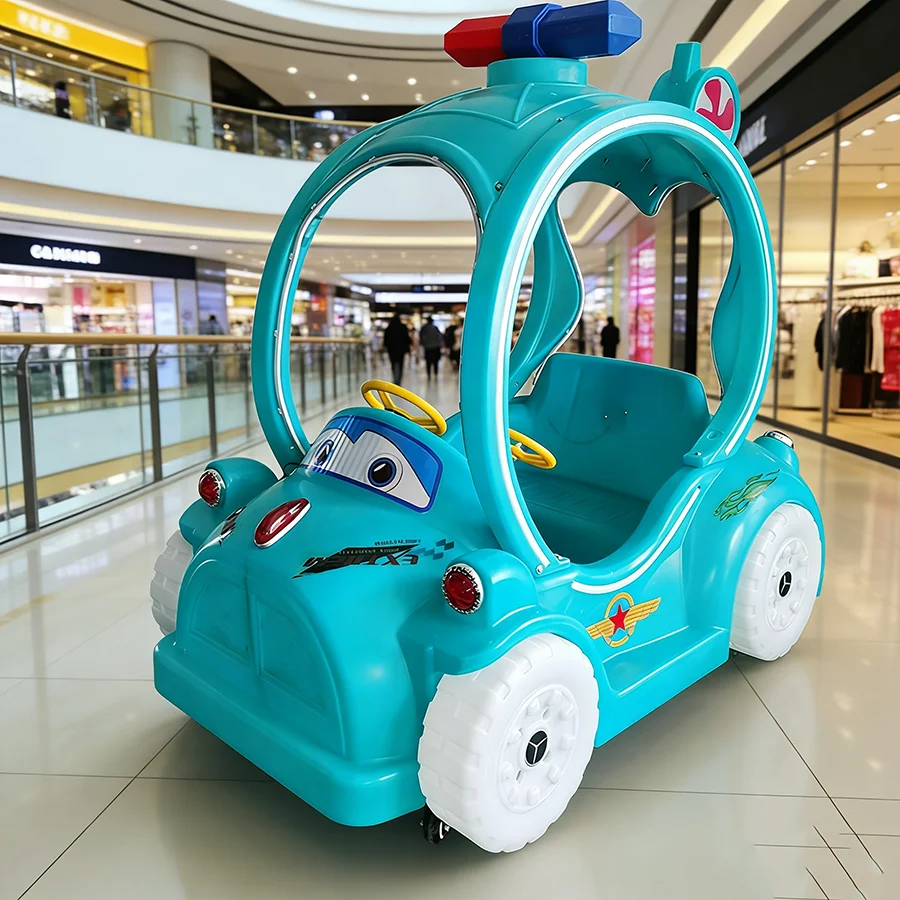 &Professional 24V LED Canopy Bumper Car Engineering Plastic Kids Dodgem Commercial Amusement Park Indoor Outdoor Shopping Mall