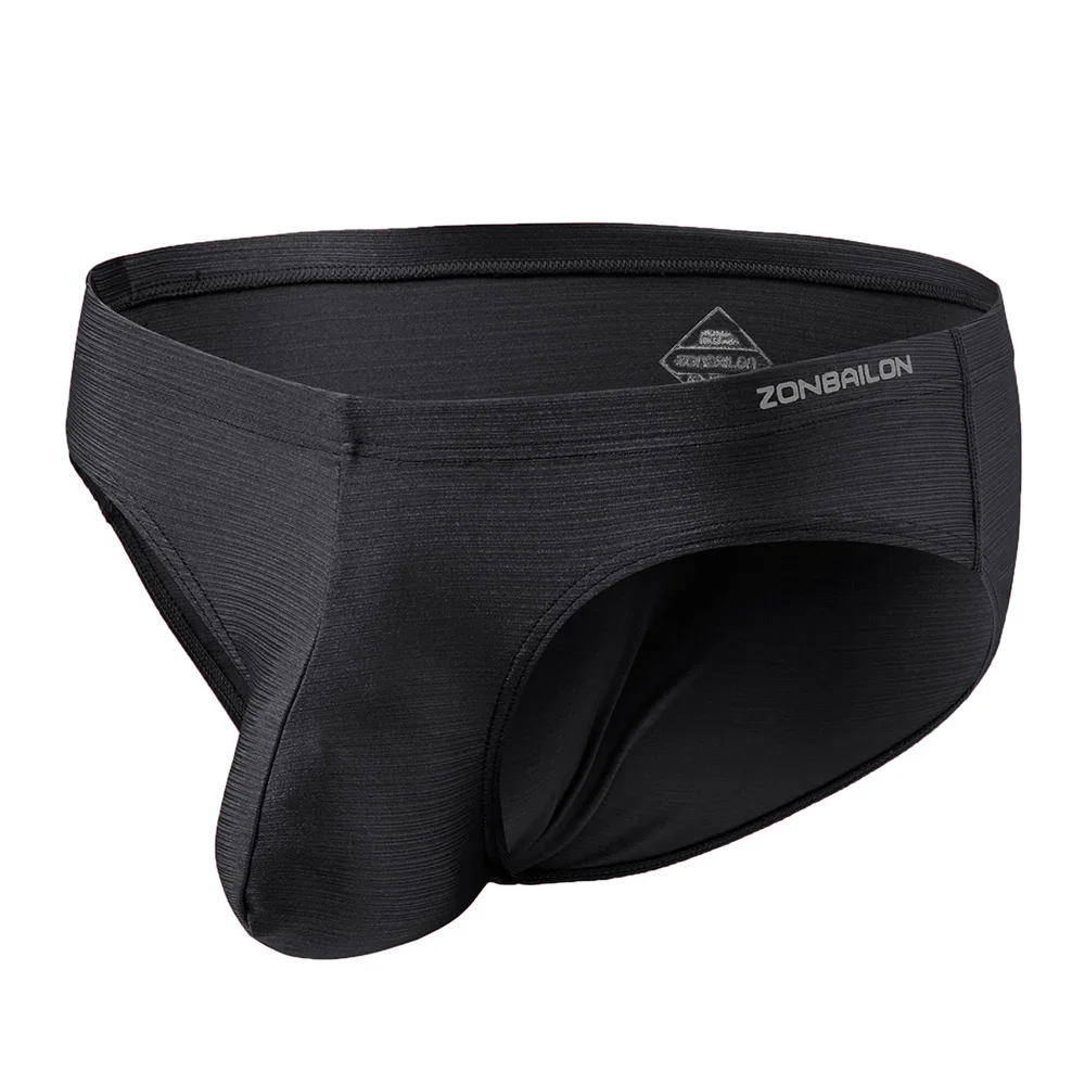 Jinshi Men's Sexy Briefs  Sexy Male Nylon U Pouch Underwear Bikini Breathable Man Underpants