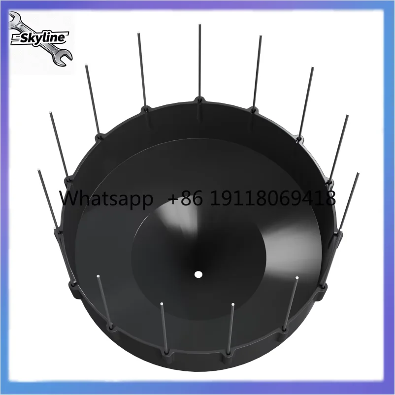 Heightened Rain Funnel with Bird Spikes for WH40