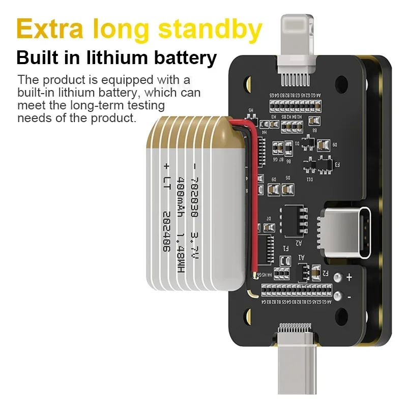 Imagem -05 - Testador de Plugue Automático para Relâmpago Detector de Inserção do Telefone Celular Interface T824 se 8p tipo c Interface 24p