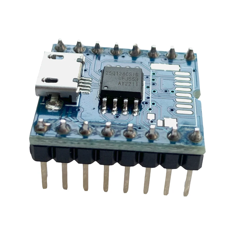 3.3V UART Serial MP3 Decoding Modules, Voice Program Loud Sound TTL Board Support Micro USB Download