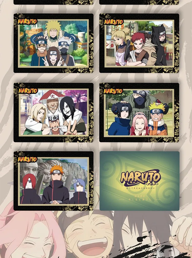 Ying Culture Naruto Cards Shadow Culture Creative Bonds Of The Leaf Sasuke Hyuga Hinata Anime Peripheral Collection Card Toy