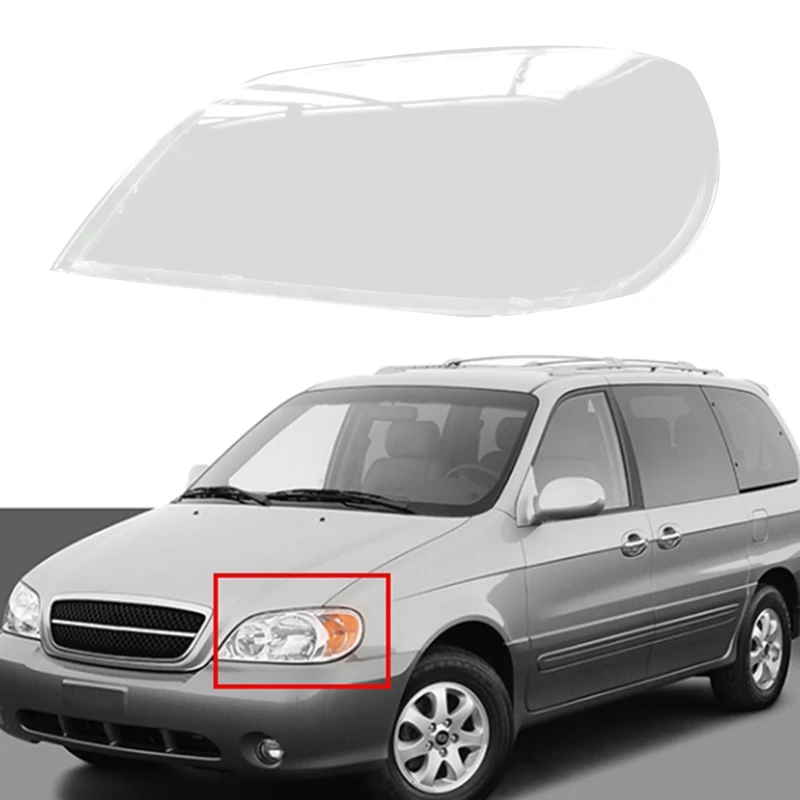 

Headlight Shell Lamp Shade Transparent Lens Cover Headlight Cover For Kia Sedona 2004-2006