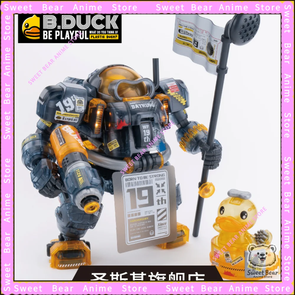 SOSKILL Spartacus Black Warrior Farbtransparentes Mecha Yellow Duck Kit 19th Anniversary Limited Actionfigur Anime Modellspielzeug
