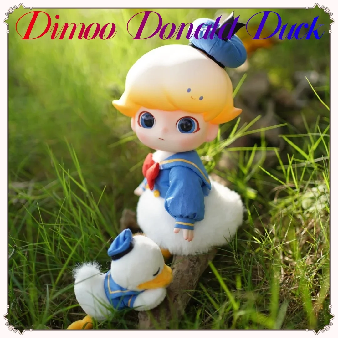 1/8 Dimoo Co - Branded Donald Duck Joint Movable Doll New Disney Character Peripheral Toy Xmas Kawaii Model Figurine