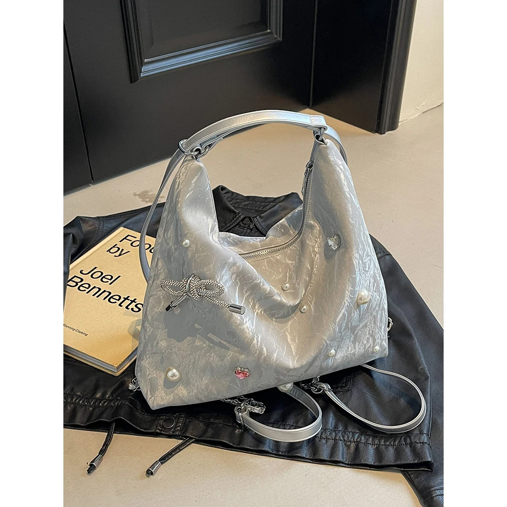 

Commut Backpacks for Women Soft Pu Leather Square Shoudler Bags Large Capacity Female Daily Shopping Fashion Crossbody Pack