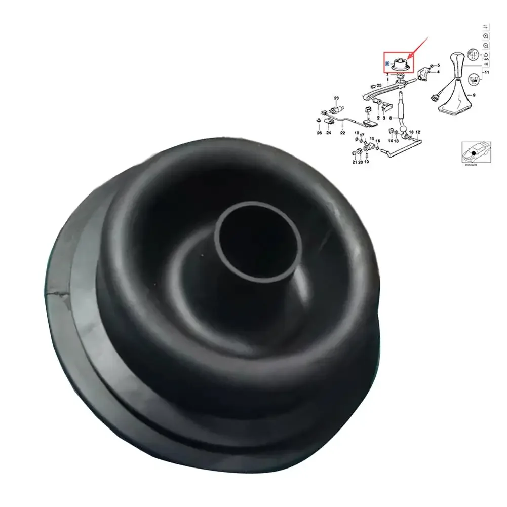 Car Internal Gear Component Rubber Sleeve Gearshift Base 25111220785 For 5 Series 8 Series E31 Gear System Fixing Work